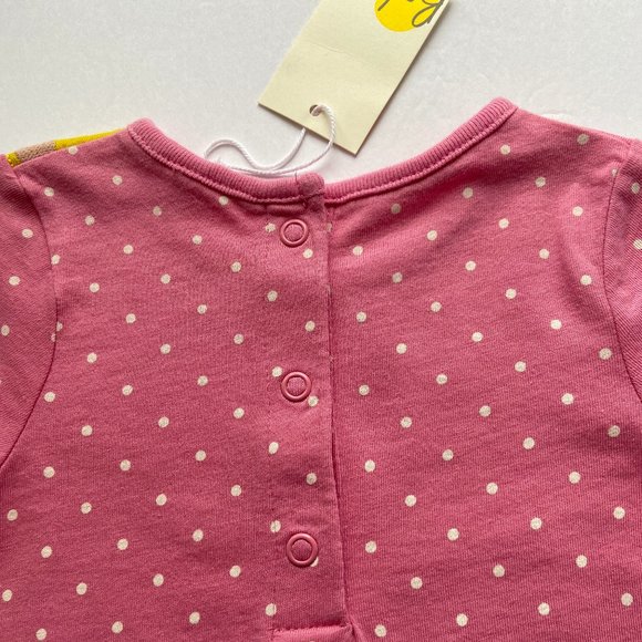 NWT Mini Boden RARE Pink Zoo Animals Dress, 3-6M - Picture 6 of 8